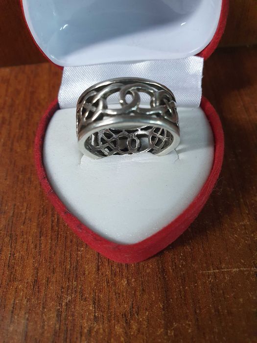 Srebrny sygnet/obrączka