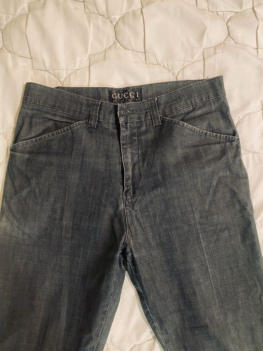 Льняные брюки  Gucci