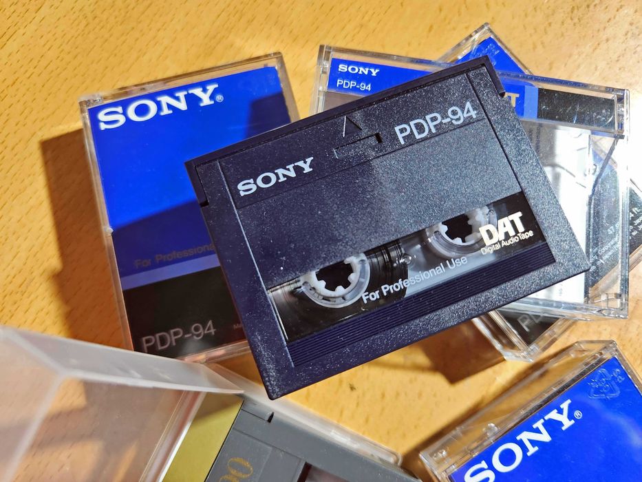 Cassetes Sony DAT 94 e 124