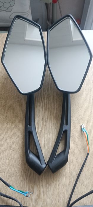 Мото-зеркала и защита рук с Led подсветкой