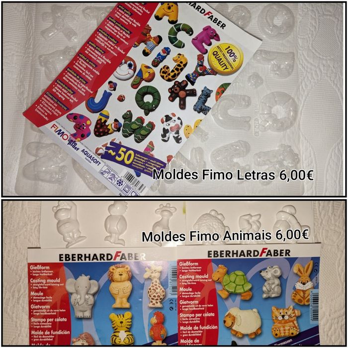 Moldes Fimos Animais Letras