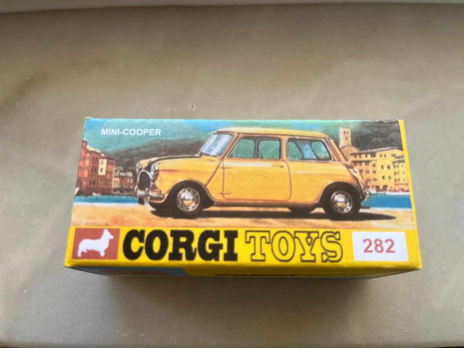 Caixa reprodução (recreation)  Corgi Toys Whizzwheels 282 Mini Cooper