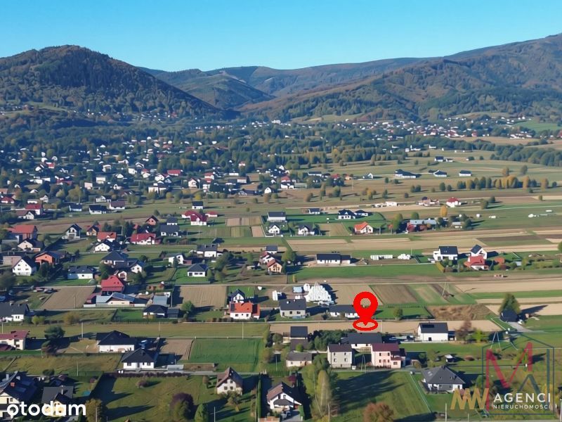 Widokowa działka budowlana w Beskidach - Leśna
