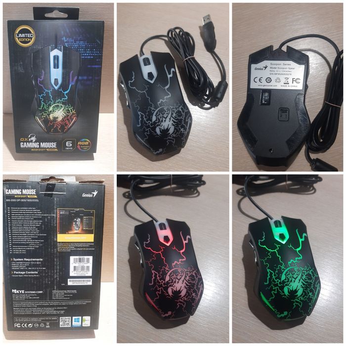 Нові USB дротові миші Trust Orna, Rava, Sikanda, Rexx, Genius Scorpion