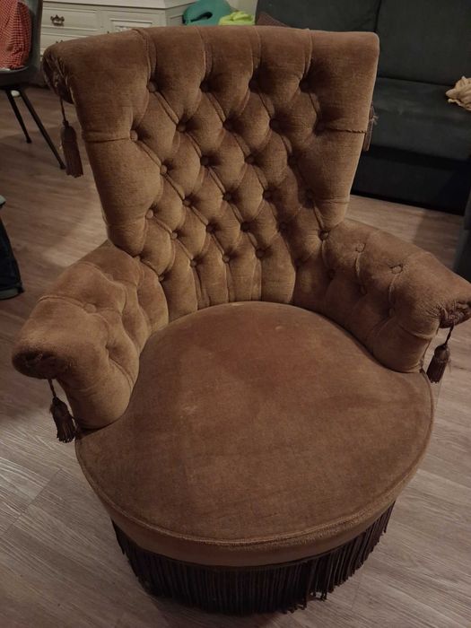 Poltrona Vintage Veludo