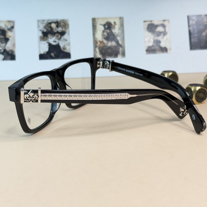 Okulary oprawki zerówki unisex nerdy czarne srebro acetat tytan