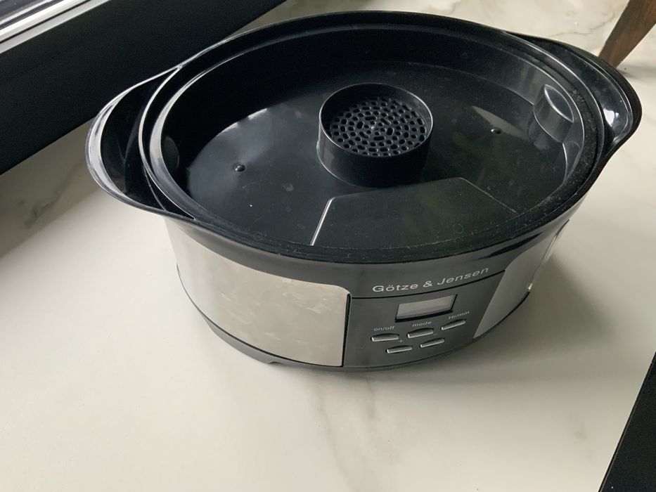 Parowar GÖTZE & JENSEN CS501X Inox 1000W LCD pojemność 12L STAN IDEALN