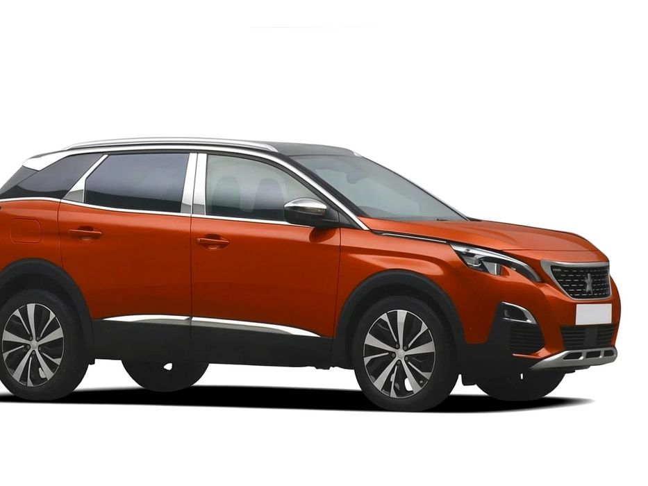 Peugeot 3008 2016+ Хром накладки на дверные стойки Carmos