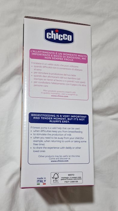 Bomba Extratora Manual de Leite Materno Chicco