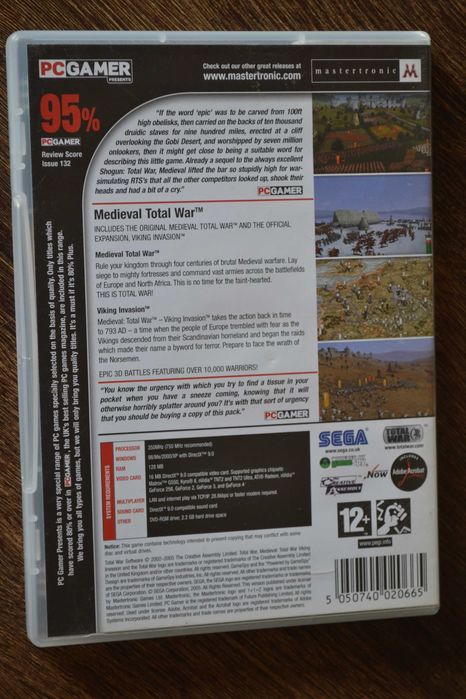 Medival Total War  Gold Edition  PC