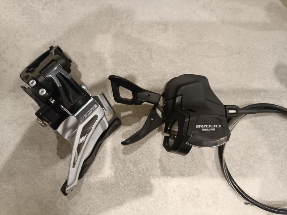Передній перемикач з манеткою  Shimano Deore 2*10