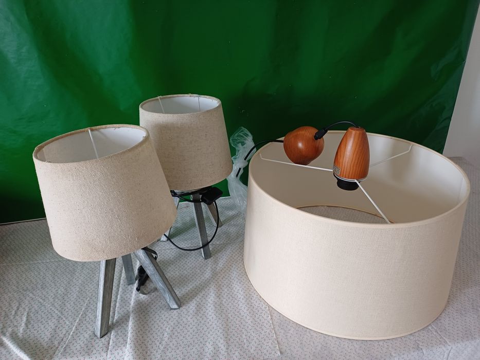 Conjunto de candeeiros.