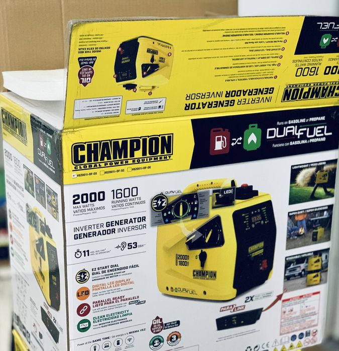 Champion 82001i-DF-EU LPG Dual Fuel  ГАЗ/БЕНЗ 2,0 кВт