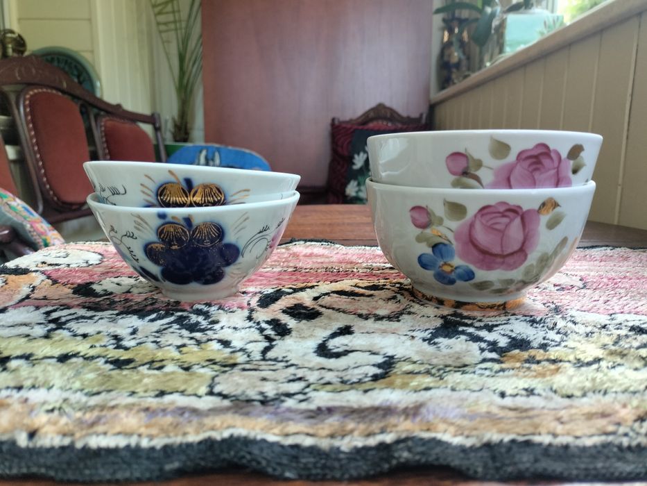 Пиалы. Фарфор. Песочное.Кремгресс