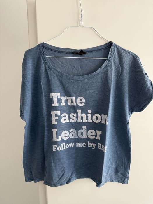 Tshirt azul Mango