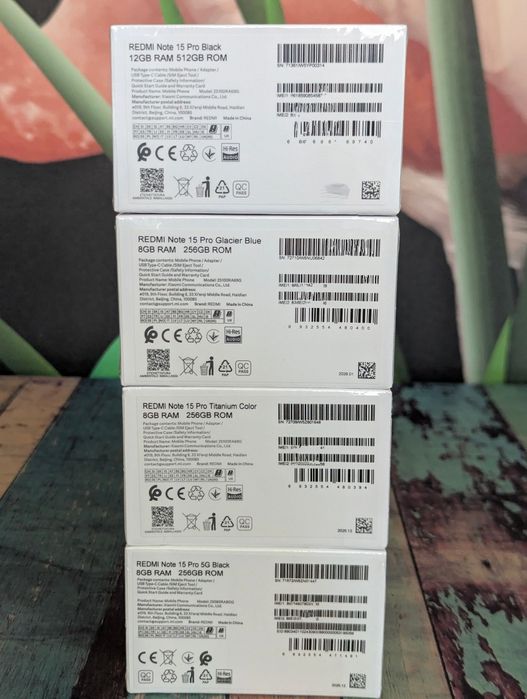 REDMI Note 15 Pro 4G(8/256 : 12/512) з  блоком живлення