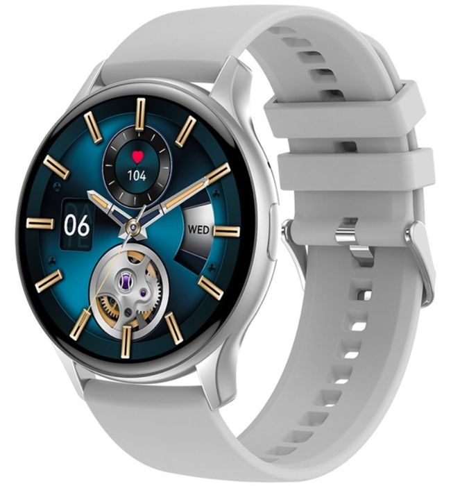 smartwatch damski rubicon rncf11 silver/grey smarub242