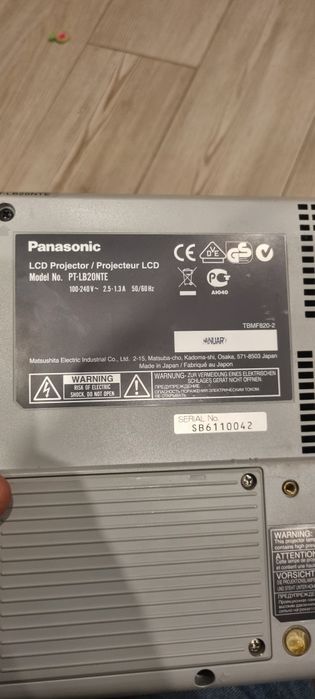 Projetor Panasonic PT-LB20NTE64170846126850122