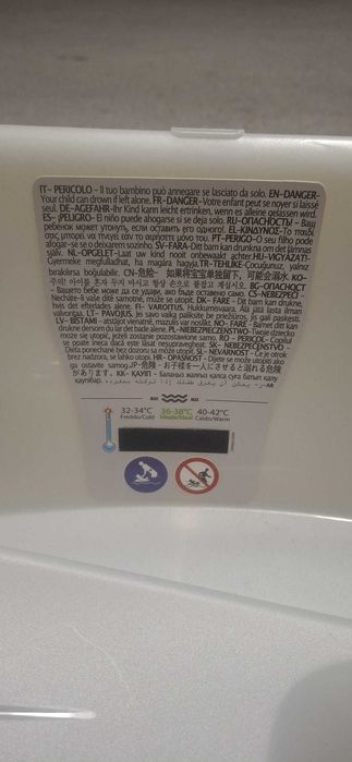 Banheira Bebé com Termómetro