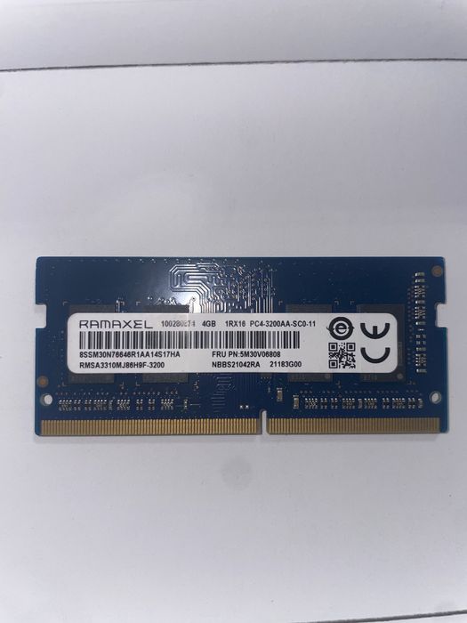 Оперативна памʼять sodimm ddr4 4gb 3200mhz нотбучна оперативна памʼять