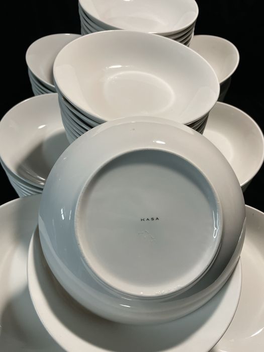 Lote 85 pratos sopa Kasa