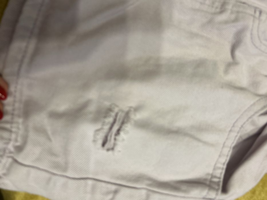 Liliowa spódniczka jeans roz.122