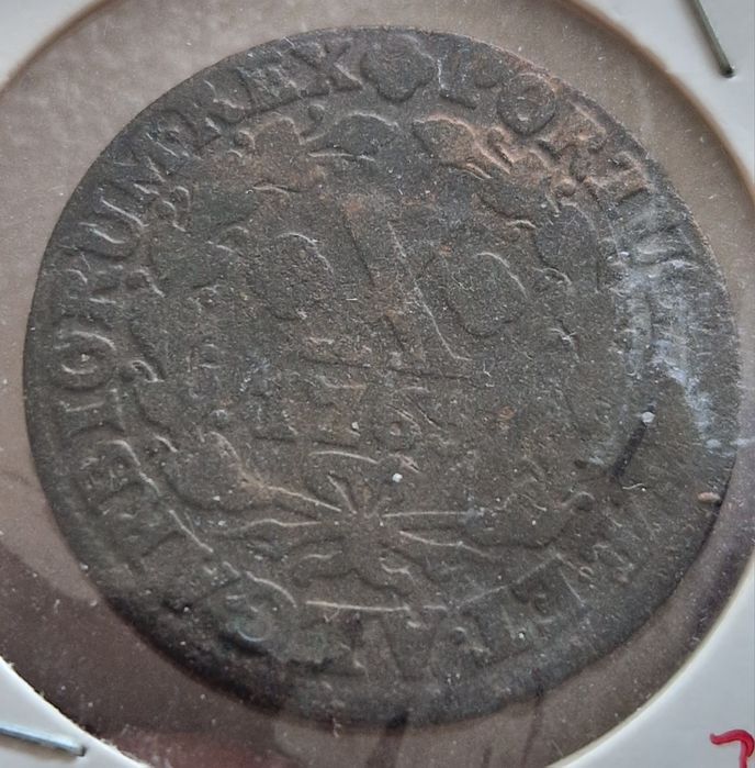 Moeda de X Reis 1765 D. José I