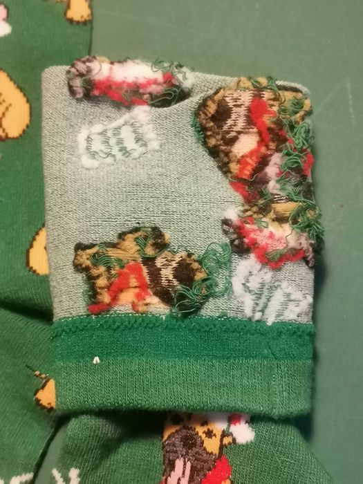 Meias de natal verdes