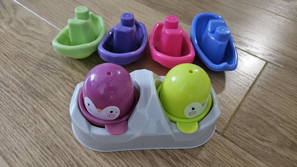 Zabawki kąpielowe Tommee Tippee Bubble Blowers + łódki