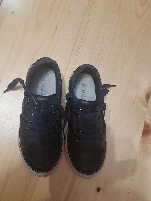 Buty dla dziecka, półbuty wizytowe, skórzane tenisówki Deb & Dan