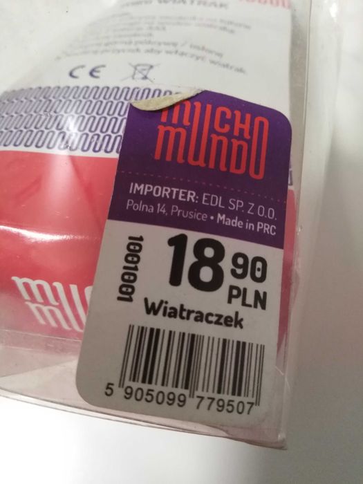 Wiatraczek hydrant na baterie k1