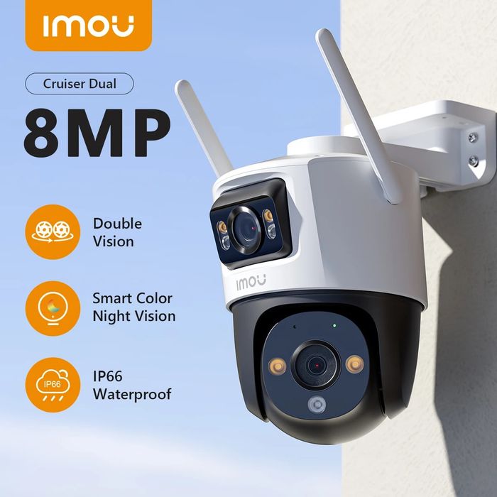 2 sztuki Kamera zewnętrzna obrotowa IMOU Cruiser Dual 8MP