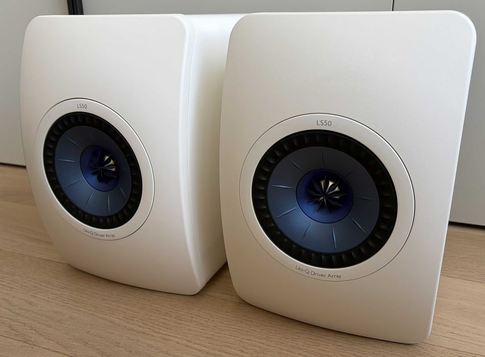 KEF LS50 białe para IDEAŁ
