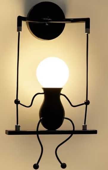 Kinkiet, lampa młodzieżowa loft / industrial / boho