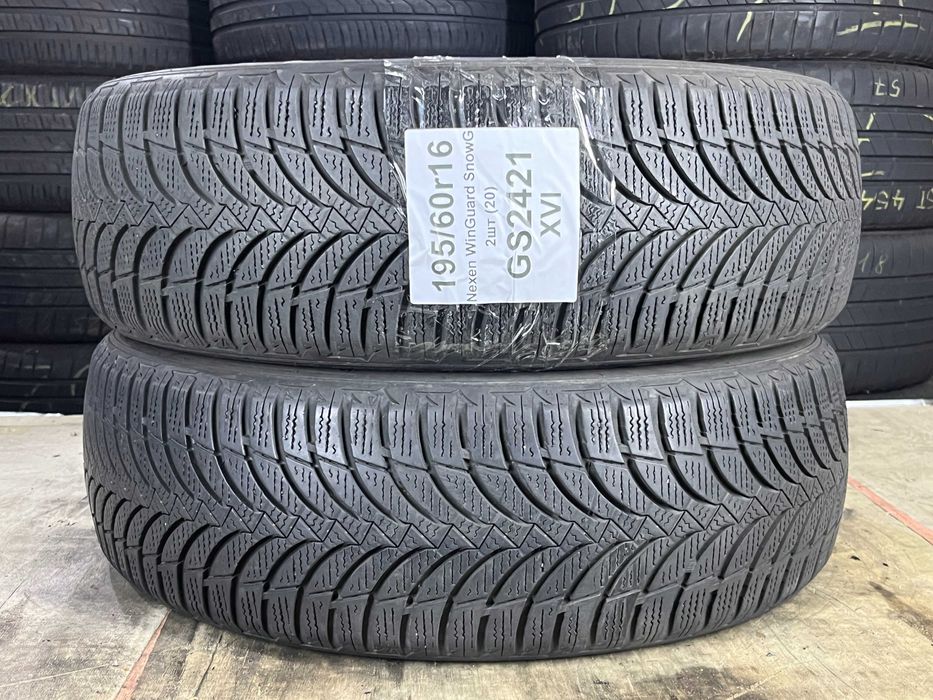 GS2421 Зимові шини 195/60r16 Nexen WinGuard SnowG WH2 пара резина р16