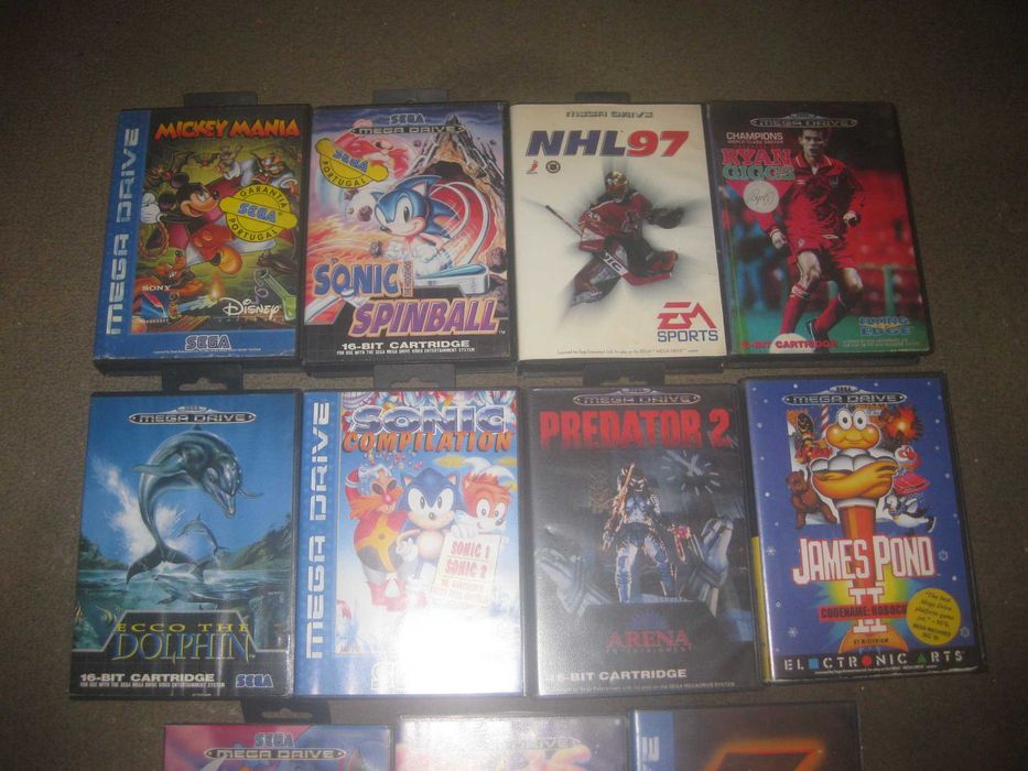 26 jogos Sega Mega Drive