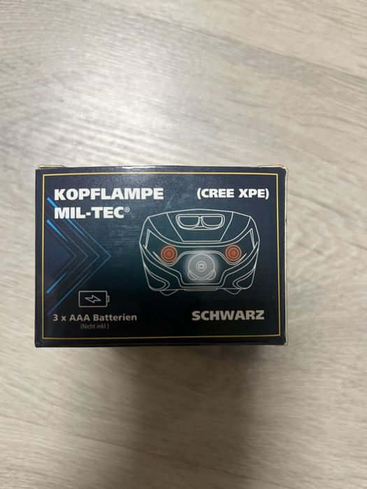 Налобний ліхтарик Mil-Tec CREE XPE