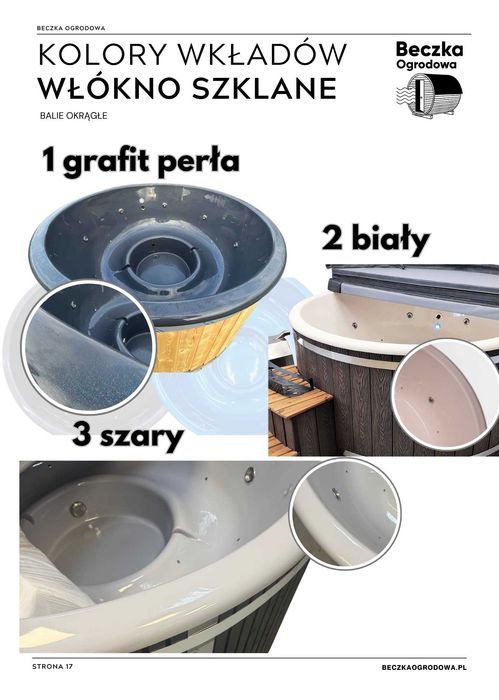 Balia ogrodowa balie jacuzzi wanna hydromasaż bania piec spa