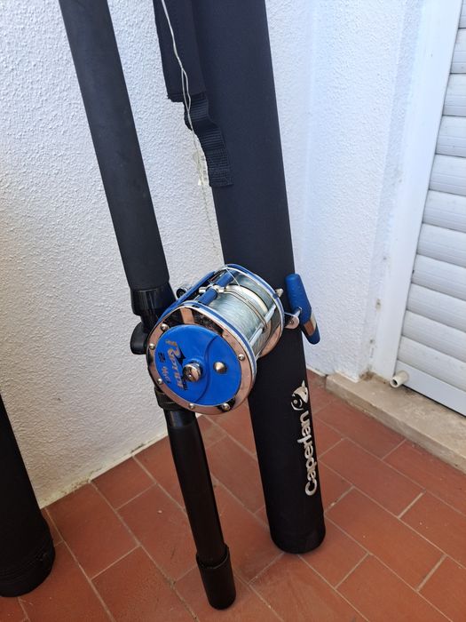 Canas de pesca ,  Carretos Shimano e Mitchell