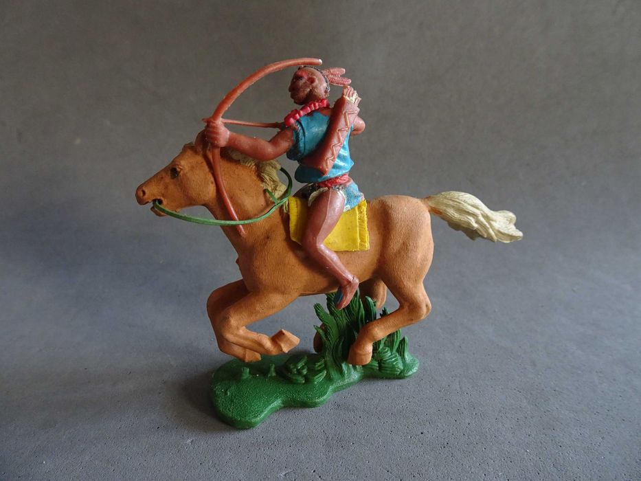 Britains Swoppets Índio com cavalo - Made in England