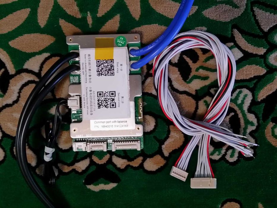 Смарт БМС на 120 Ампер BMS JBD 10S-17S SP17S005 V1.8 с блютузом