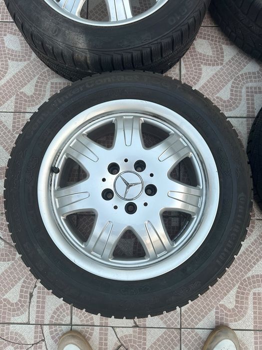 4 jantes e 5 pneus mercedes skl