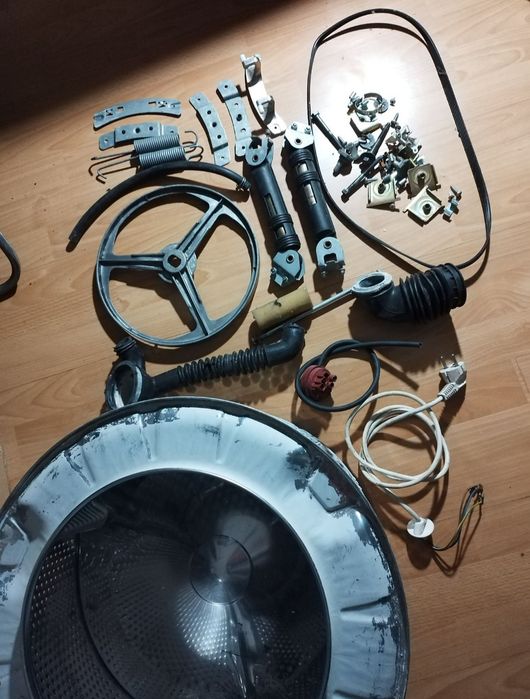 Części zamienne do pralki Mastercook PFD-1264 koło pasowe wąż bęben