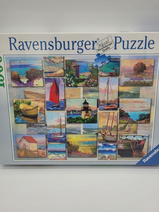 Puzzle Ravensburger DO UKŁADANIA PUZZLE 1500 El. Kolaż Wybrzeża