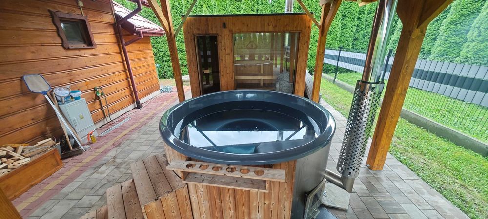 Ranczo 2 w Dolinie Sanu - Domek z sauną i jacuzzi - WOLNY SYLWESTER