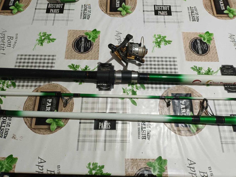 Canas de pesca usadas