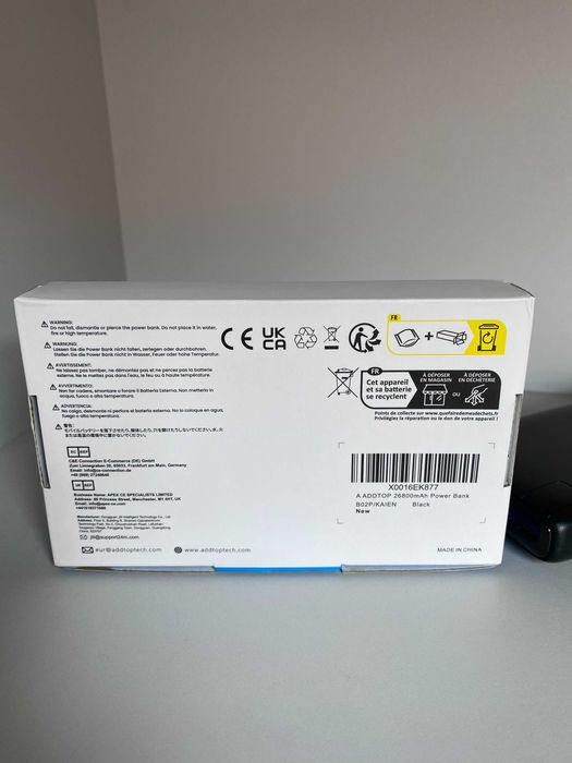 Powerbank a addtop 26800 mAh czarny