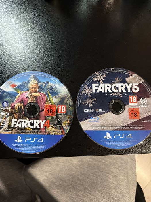 Gry na ps4 Far Cry 4 i Far Cry 5