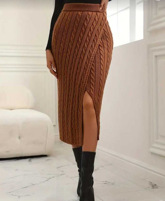 Юбка женская вязаная