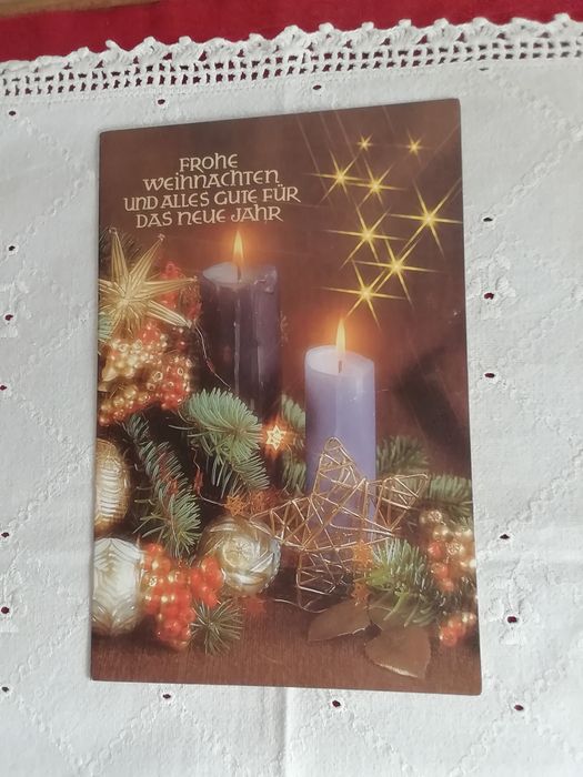 Postal de Natal, alemão